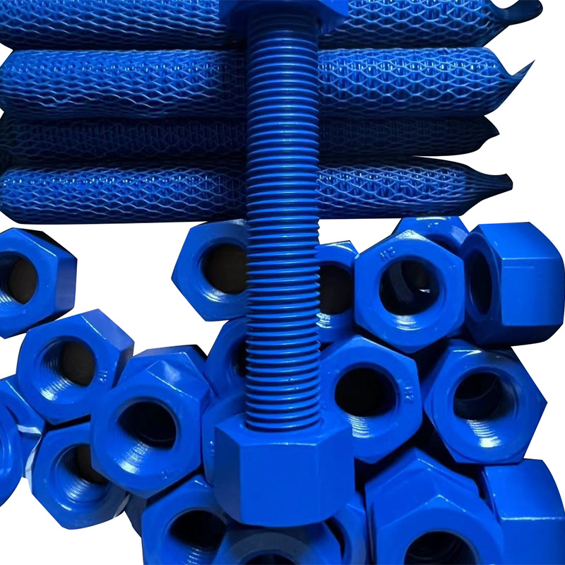 TEFLON Blue Stud Bolts Marine Anti-corrosão Uso especial
