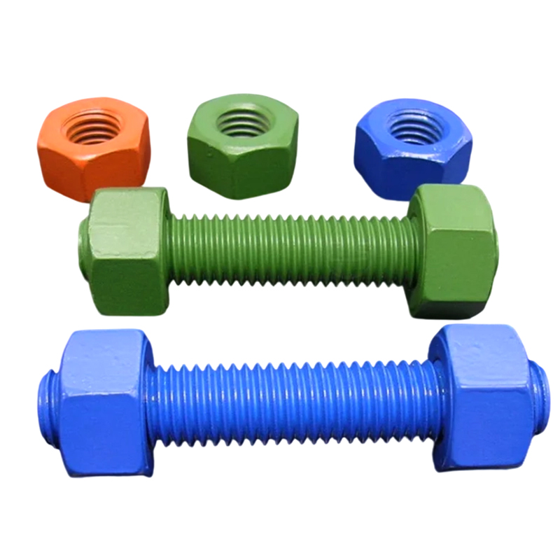 Aço liga M27*300 PTFE / Dacromet Revestimento B7 Hastes roscadas Pinos