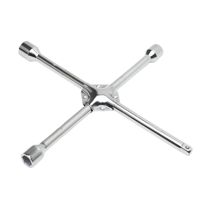 Chave transversal universal de 4 vias de aço 45# para pneus