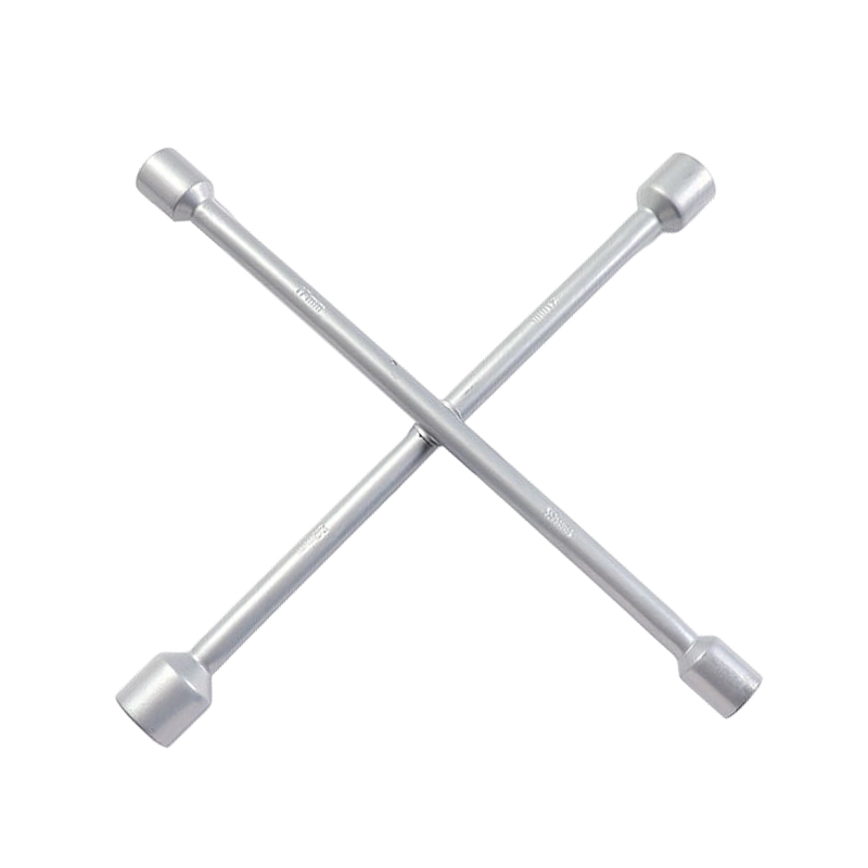 Chave de roda cruzada zincada de aço de liga
