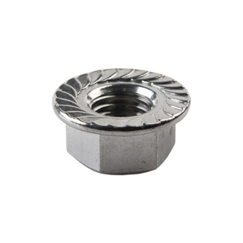 DIN6923 M4 Porca de flange hexagonal Porcas antiderrapantes DIN6923 M4 Porca de flange hexagonal Porcas antiderrapantes