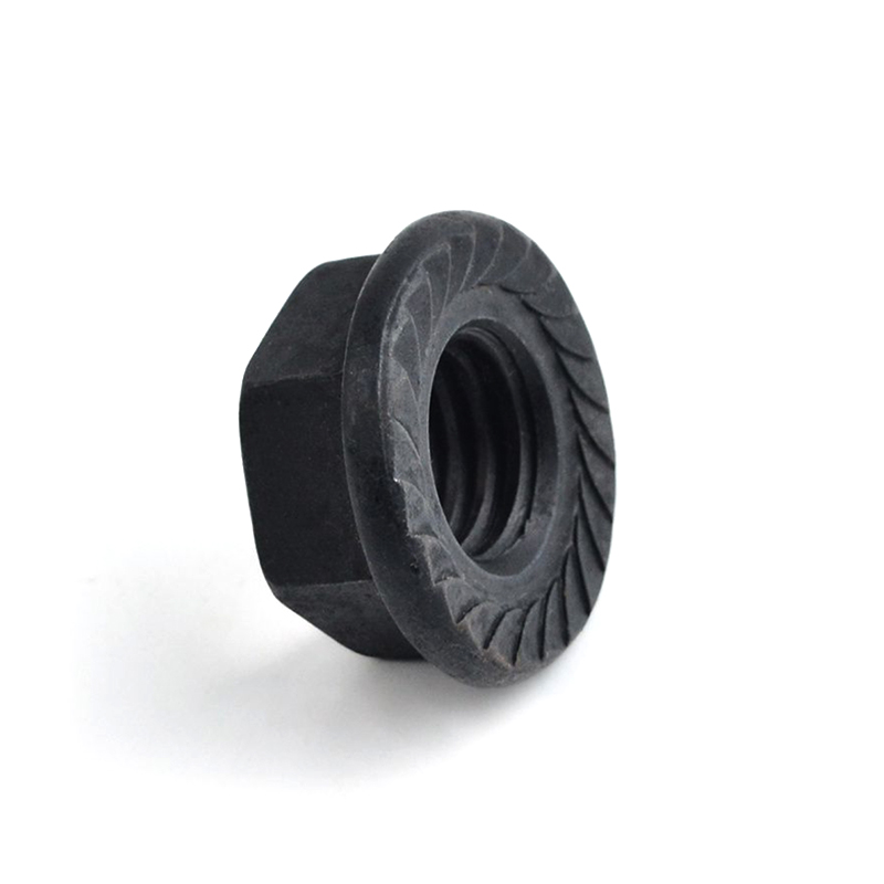 M16-1.5 Porca de flange hexagonal zincada Porcas antiderrapantes