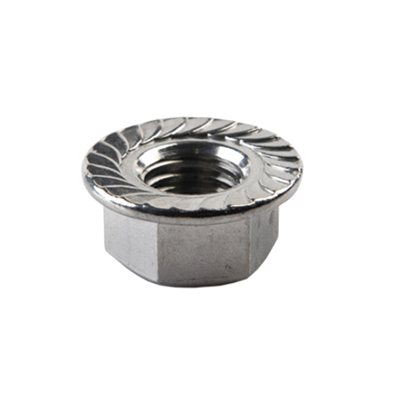 Porcas antiderrapantes de porca de flange hexagonal simples de aço inoxidável 304