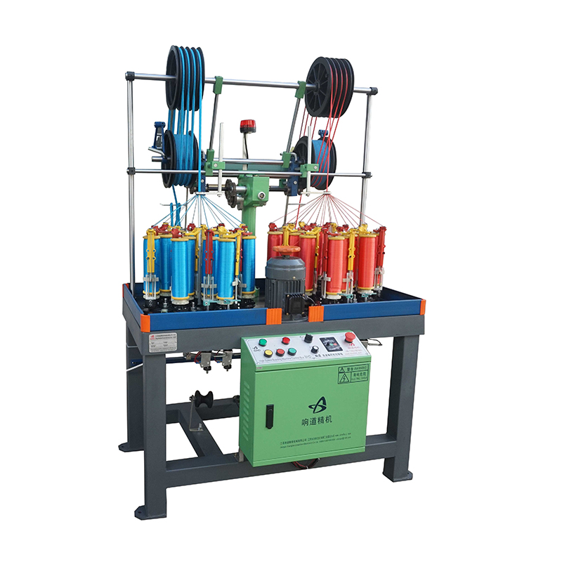 Máquina de trançar corda universal de formato plano e redondo XD110