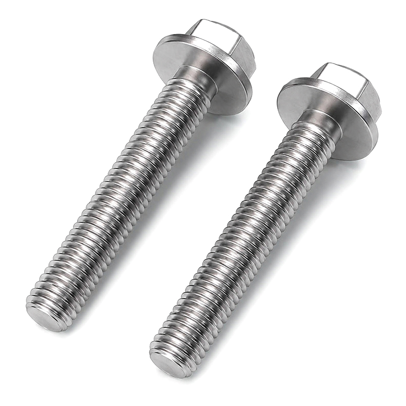 Parafuso de flange sextavado de aço inoxidável 304 DIN 6921