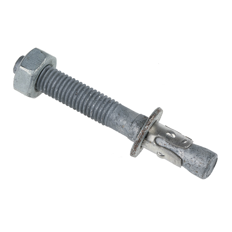 Parafuso de ancoragem galvanizado por imersão a quente de aço carbono ASTM F1554