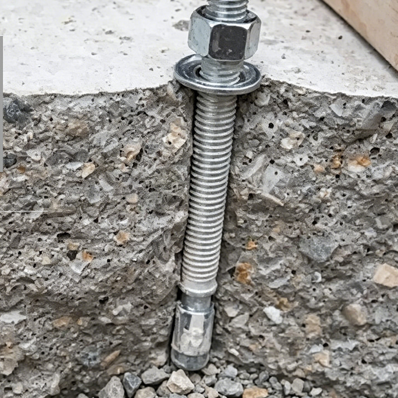 Parafuso de ancoragem galvanizado por imersão a quente de aço carbono ASTM F1554 Parafuso de ancoragem galvanizado por imersão a quente de aço carbono ASTM F1554