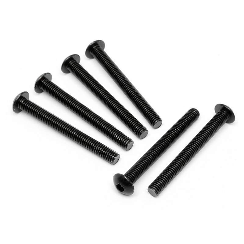 Parafuso de cabeça de botão hexalobular de aço carbono zincado Parafuso de cabeça de botão hexalobular de aço carbono zincado