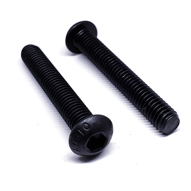 Parafuso de cabeça de botão hexalobular de aço carbono zincado Parafuso de cabeça de botão hexalobular de aço carbono zincado