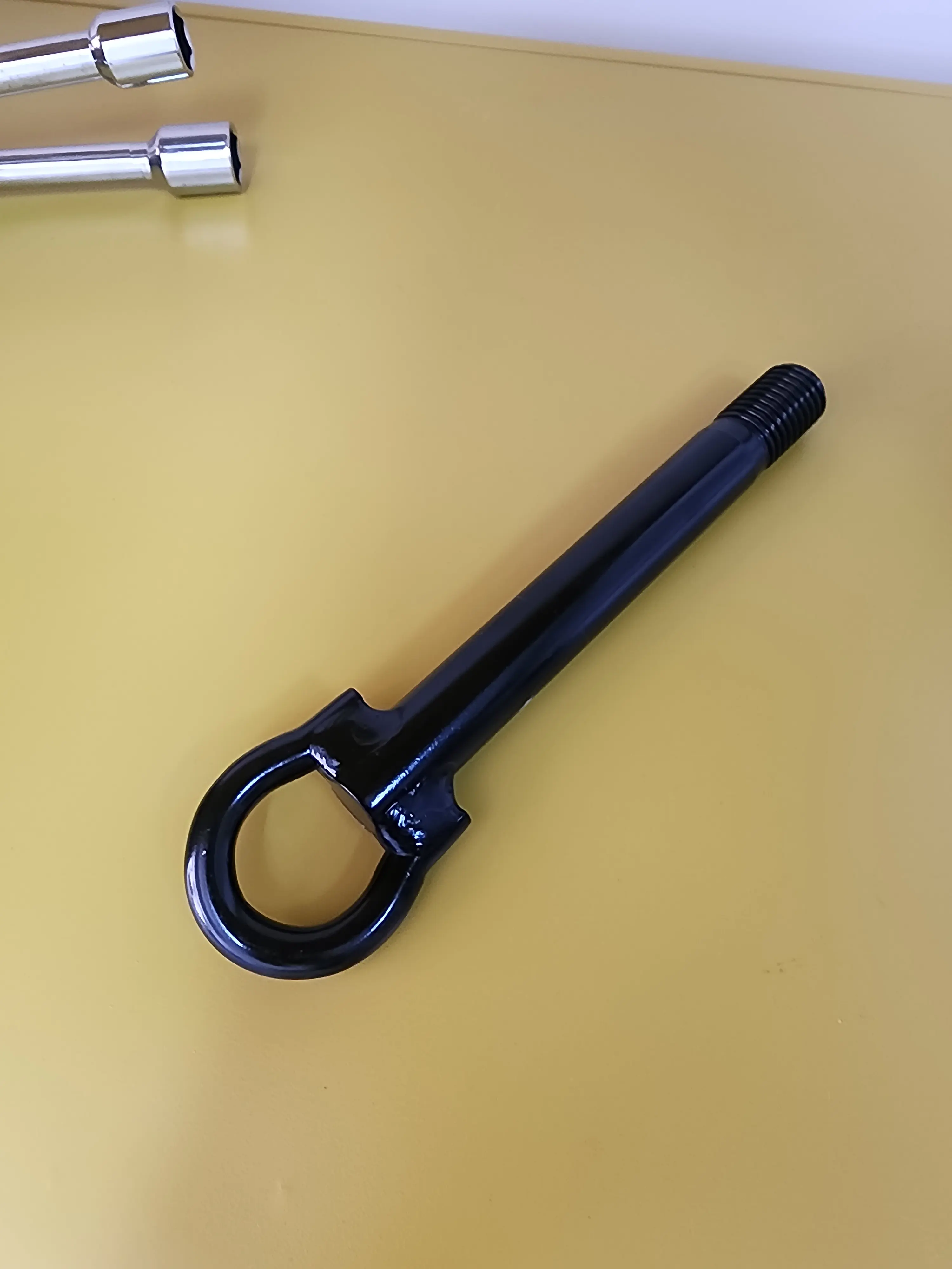 Gancho de reboque forjado para serviço pesado, gancho de recuperação para caminhonete off-road SUV Gancho de reboque forjado para serviço pesado, gancho de recuperação para caminhonete off-road SUV