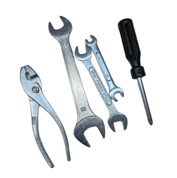Kit de ferramentas de emergência para carro, conjunto de chave dupla aberta com alicate e chave de fenda, ferramentas manuais para reparo de pneus sobressalentes de veículos Kit de ferramentas de emergência para carro, conjunto de chave dupla aberta com alicate e chave de fenda, ferramentas manuais para reparo de pneus sobressalentes de veículos